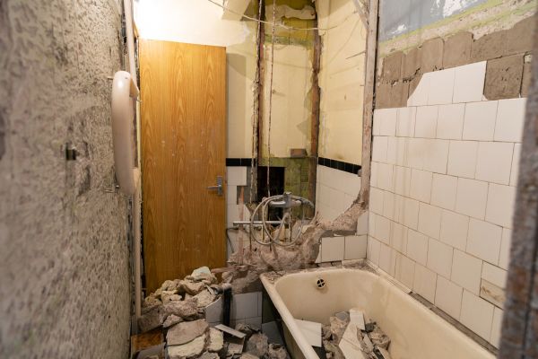 Shower Tile Demolition in State College