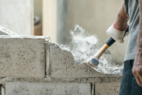 Block Wall Demolition in State College