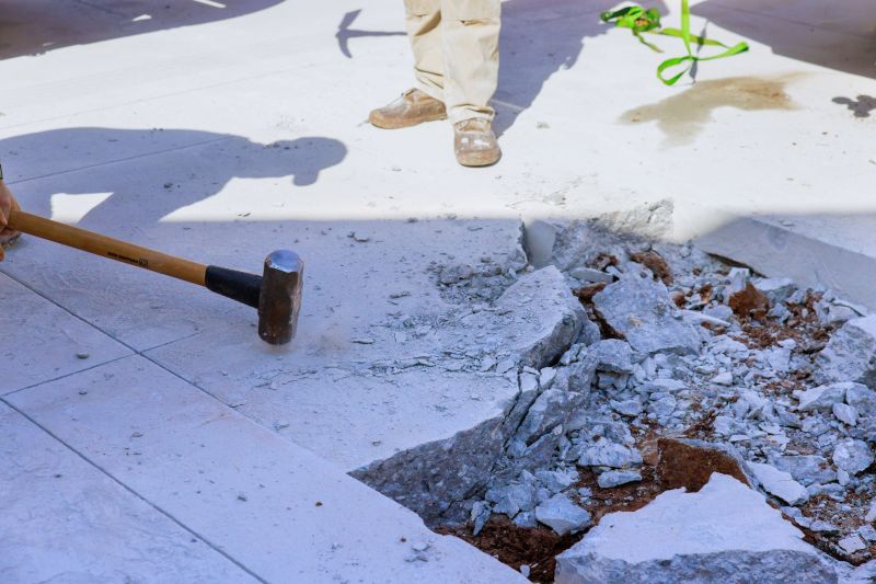 Concrete Pavement Demolition detail